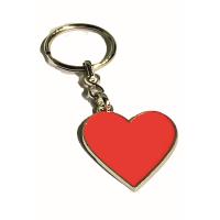 Metal Kalp Anahtarlık Kalp Çanta Süsü Hediyelik Anahtarlık