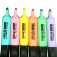 Pastel Renkli Fosforlu Kalem 6 lı Farklı Renk