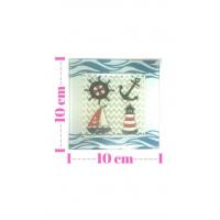 Dekoratif Cam Gider Kapağı Cam Gider Süsü 10 x 10 cm