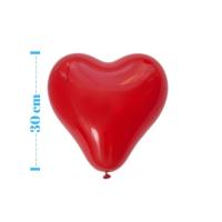 10 Adet Kalpli Balon Kırmızı Balon Sevgililer Gününe Özel