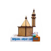 Boyama Ahşap Cami Maketi MİNİ Cami Minyatürü ÖLÇÜYE DİKKAT