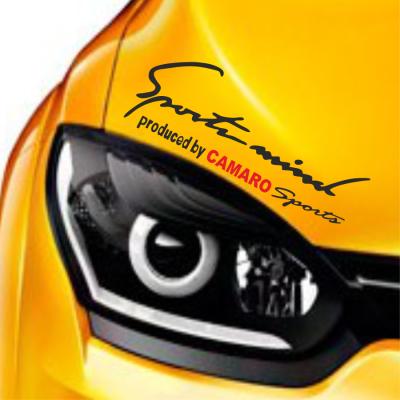Chevrolet Camaro Sports Mind Far Üstü Oto Sticker