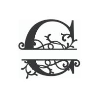 Dekoratif Ahşap Harf Monogram Harf 1 Adet Dekoratif Duvar Süsü