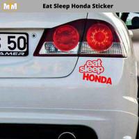 Eat Sleep Honda Oto Sticker 15 cm
