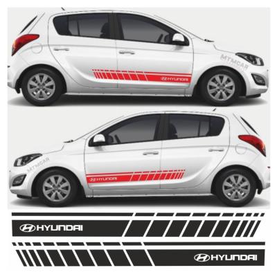 Erzline Hyundai İ30 Yan Şerit Oto Sticker