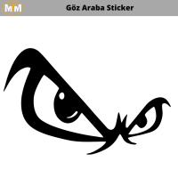 Göz Araba Oto Sticker 15 CM