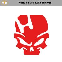 Honda Kuru Kafa Oto Sticker 15 CM
