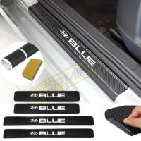 Hyundai Accent Blue Karbon Kapı Eşiği Sticker (4 Adet)