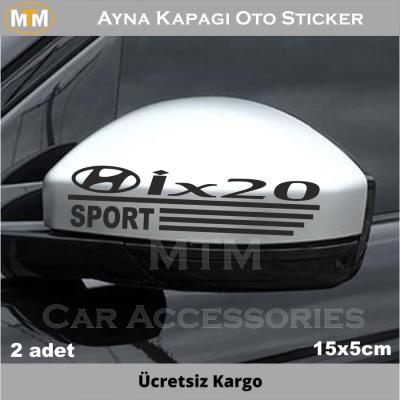 Hyundai İx20 Ayna Kapağı Oto Sticker (2 Adet)