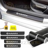 Nissan Navara Karbon Kapı Eşiği Sticker (4 Adet)