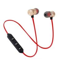 Platoon Mıknatıslı Mikrofonlu Bluetooth Spor Kulaklık Kırmızı