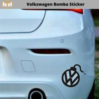 Volkswagen Bomba Oto Sticker 15 CM